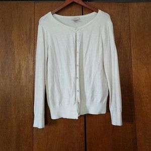 LOFT -- Cream cardigan